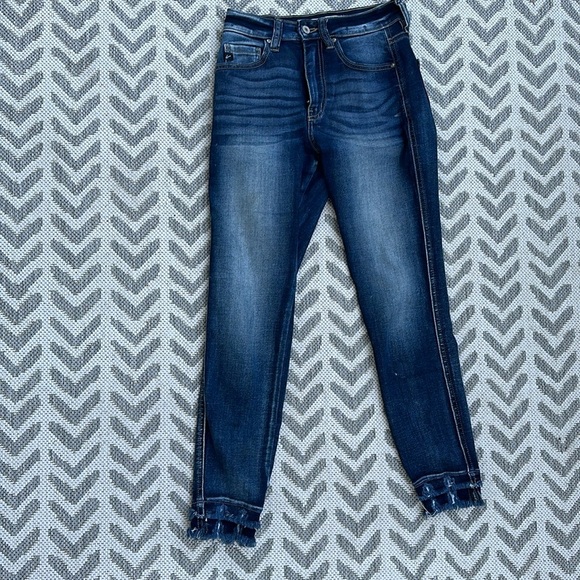 KanCan jeans size 3/25 ESTILO with distressed double  hem - Picture 1 of 11